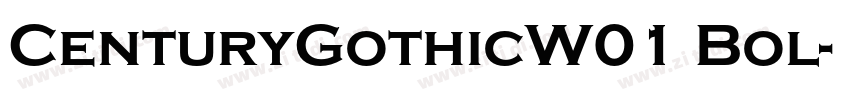CenturyGothicW01 Bol字体转换
